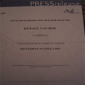 BT / Paul van Dyk - Namistai | Headspace (ETFT001P) - 2