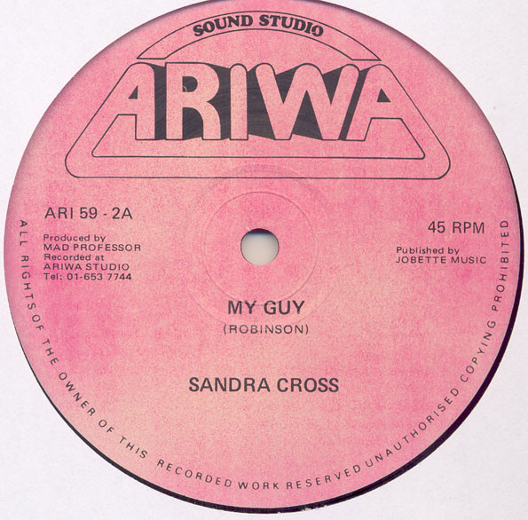 Sandra Cross - My Guy | Ariwa (ARI 59) - 2