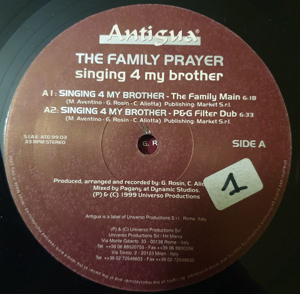 The Family Prayer - Singing 4 My Brother | Antigua (99.03) - 3