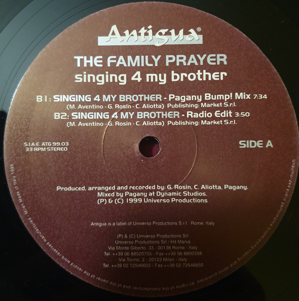 The Family Prayer - Singing 4 My Brother | Antigua (99.03) - 4
