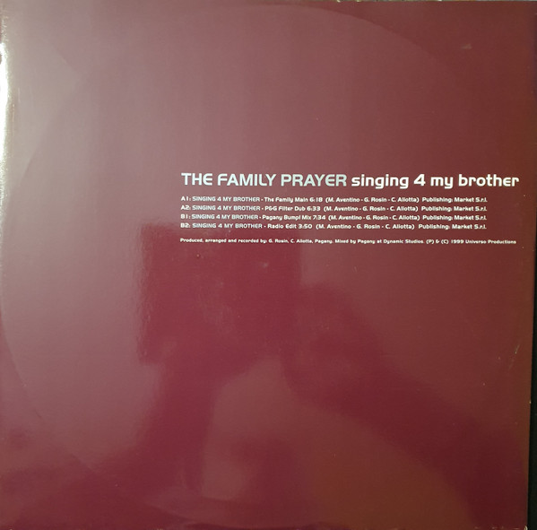 The Family Prayer - Singing 4 My Brother | Antigua (99.03) - main