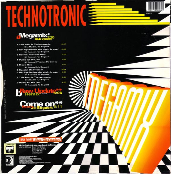 Technotronic - Megamix | Swanyard Records Ltd (SYRT17) - 2