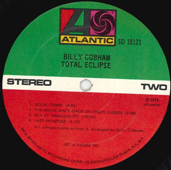 Billy Cobham - Total Eclipse | Atlantic (SD 18121) - 2 Billy Cobham - Total Eclipse | Atlantic (SD 18121) - 2