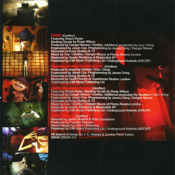 Gorillaz - Dare | Parlophone (00946 335254 0 5) - 4