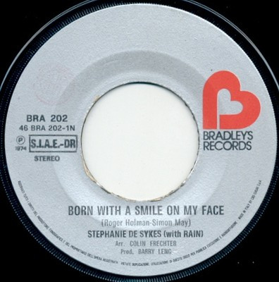 Stephanie De-Sykes With Rain - Born With A Smile On My Face / Woman's Intuition | Bradley's Records (BRA 202) - 3 Stephanie De-Sykes With Rain - Born With A Smile On My Face / Woman's Intuition | Bradley's Records (BRA 202) - 3