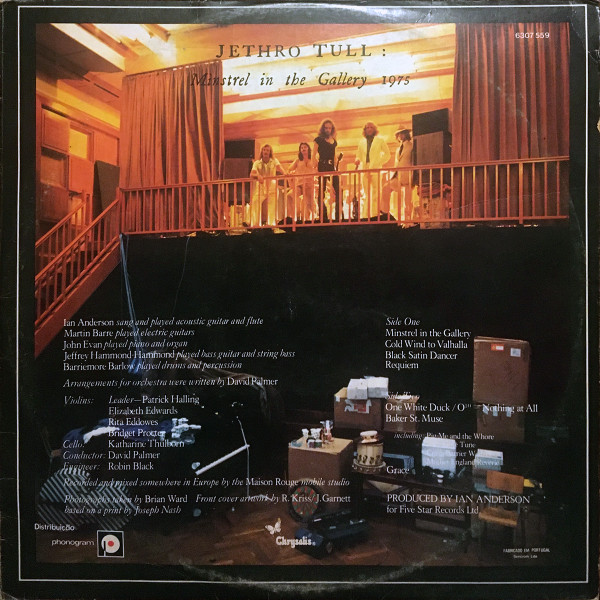 Jethro Tull - Minstrel In The Gallery | Chrysalis (6307 559) - 2