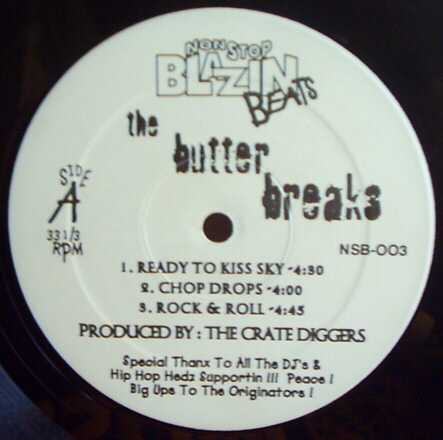 The Crate Diggers - The Butter Breaks | Non Stop Blazin Beats (NSB-003)