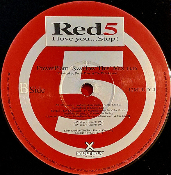Red 5 - I Love You... Stop! | Multiply Records (12MULTY20) - 4