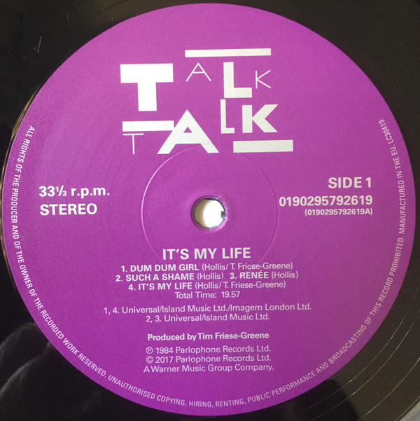 Talk Talk - It's My Life | Parlophone (0190295792619) - 3 Talk Talk - It's My Life | Parlophone (0190295792619) - 3