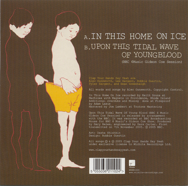 Clap Your Hands Say Yeah - In This Home On Ice | Wichita (WEBB102S) - 2 Clap Your Hands Say Yeah - In This Home On Ice | Wichita (WEBB102S) - 2