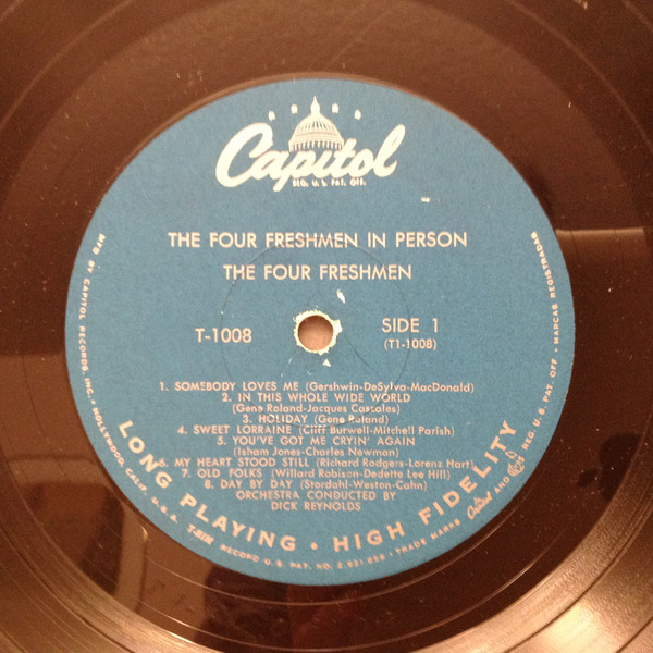 The Four Freshmen - The Four Freshmen In Person | Capitol Records (T1008) - 3 The Four Freshmen - The Four Freshmen In Person | Capitol Records (T1008) - 3
