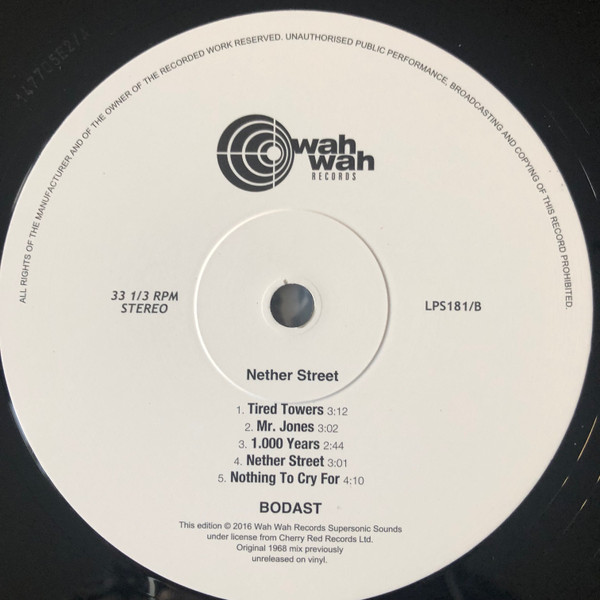 Bodast - Spectral Nether Street | Wah Wah Records (LPS181) - 3