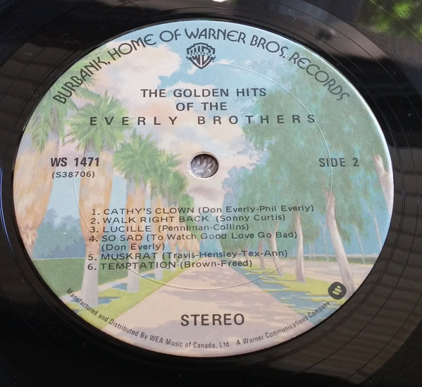 Everly Brothers - The Golden Hits Of | Warner Bros. Records (WS 1471) - 4 Everly Brothers - The Golden Hits Of | Warner Bros. Records (WS 1471) - 4