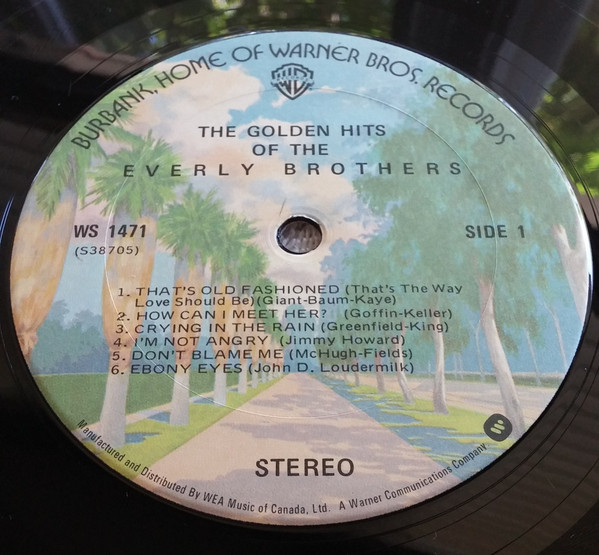 Everly Brothers - The Golden Hits Of | Warner Bros. Records (WS 1471) - 3 Everly Brothers - The Golden Hits Of | Warner Bros. Records (WS 1471) - 3