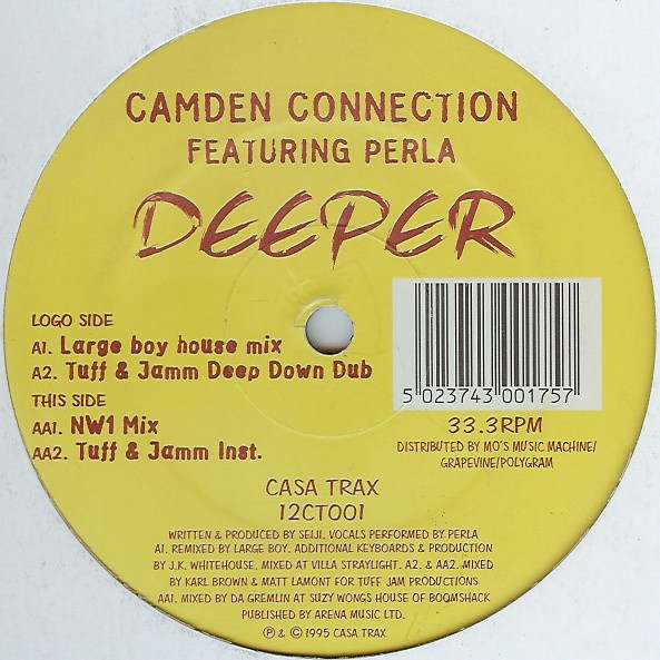 Camden Connection - Deeper | Casa Trax (12CT001) - main