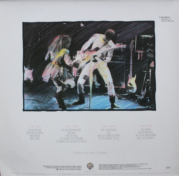 Rufus & Chaka Khan - Live - Stompin' At The Savoy | Warner Bros. Records (92-3679-1)