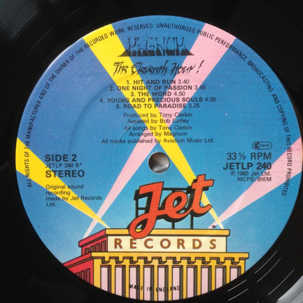 Magnum - The Eleventh Hour! | Jet Records (JETLP 240) - 4 Magnum - The Eleventh Hour! | Jet Records (JETLP 240) - 4
