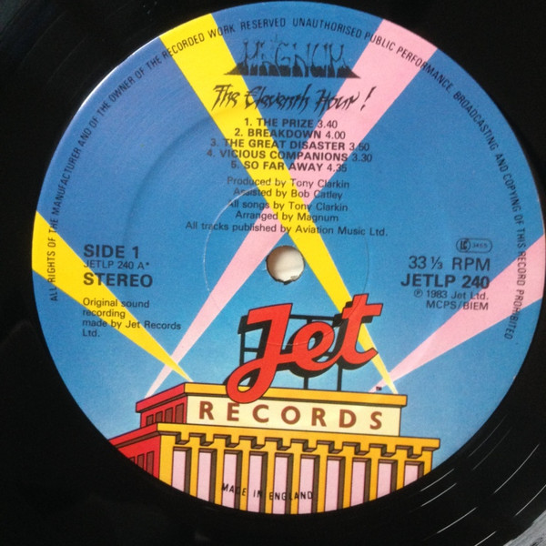 Magnum - The Eleventh Hour! | Jet Records (JETLP 240) - 3 Magnum - The Eleventh Hour! | Jet Records (JETLP 240) - 3