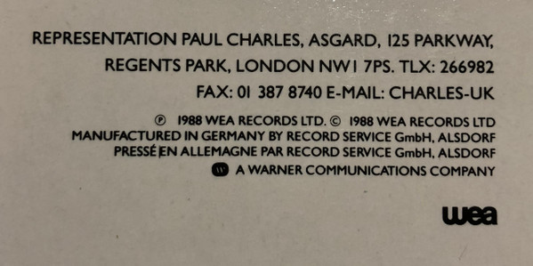 Tanita Tikaram - Ancient Heart | WEA (WX 210) - 4