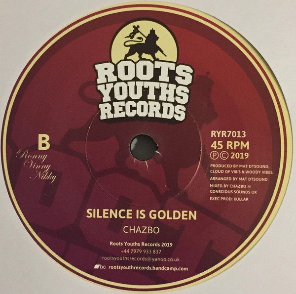 Jennifer Paulos Meets MatDTSound , Chazbo - I Say No More / Silence Is Golden | Roots Youths Records (RYR7013) - 2 Jennifer Paulos Meets MatDTSound , Chazbo - I Say No More / Silence Is Golden | Roots Youths Records (RYR7013) - 2