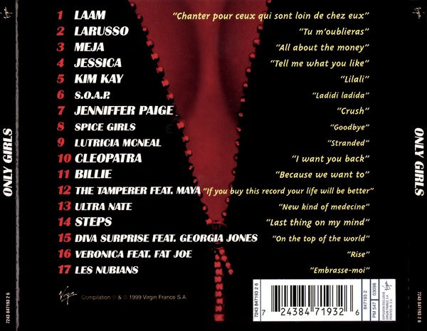 Various - Only Girls | Virgin (7243 8 47193 2 6) - 2