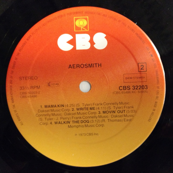 Aerosmith - Aerosmith | CBS (CBS 32203) - 3