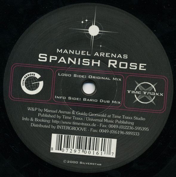 Manuel Arenas - Spanish Rose | Silverstar (SILVER 002) - 2