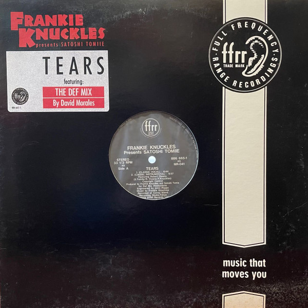 Frankie Knuckles Presents Satoshi Tomiie - Tears | FFRR (886 665-1)