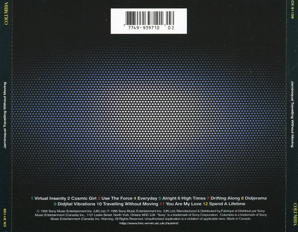 Jamiroquai - Travelling Without Moving | Columbia (CK 91109) - 2 Jamiroquai - Travelling Without Moving | Columbia (CK 91109) - 2