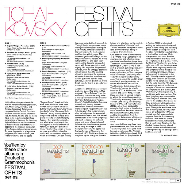 Pyotr Ilyich Tchaikovsky - Festival Of Hits | Deutsche Grammophon (2538 122) - 2 Pyotr Ilyich Tchaikovsky - Festival Of Hits | Deutsche Grammophon (2538 122) - 2