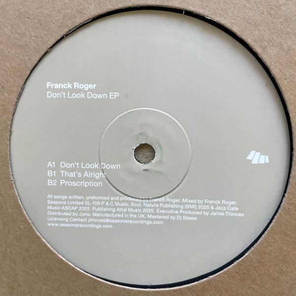Franck Roger - Don't Look Down EP | Seasons Limited (SL-109)