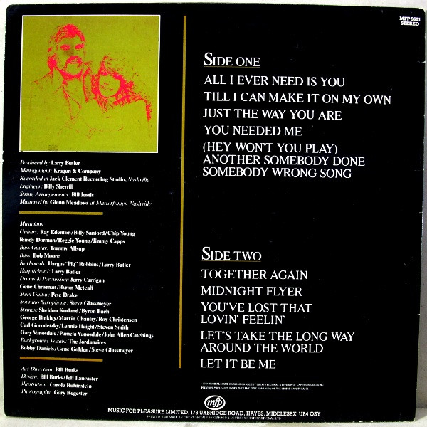 Kenny Rogers & Dottie West - Classics | Music For Pleasure (MFP 5601) - 2