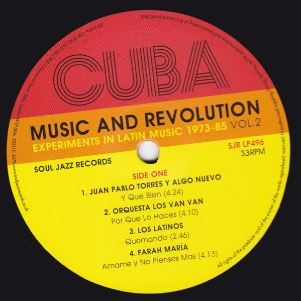 Various - Cuba: Music And Revolution (Culture Clash In Havana Cuba: Experiments In Latin Music 1973-85 Vol. 2) | Soul Jazz Records (SJR LP496)