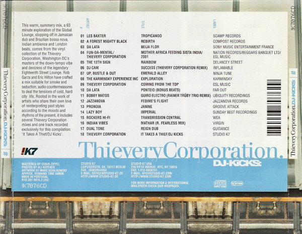 Thievery Corporation - DJ-Kicks: | !K7 (!K7076CD) - 2 Thievery Corporation - DJ-Kicks: | !K7 (!K7076CD) - 2