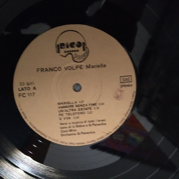 Franco Volpe - Mariella | Rico Record Sound (FC 117) - 3 Franco Volpe - Mariella | Rico Record Sound (FC 117) - 3