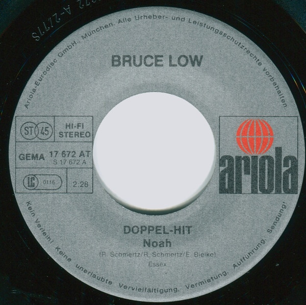 Bruce Low - Noah / Das Kartenspiel | Ariola (17 672 AT) - 3