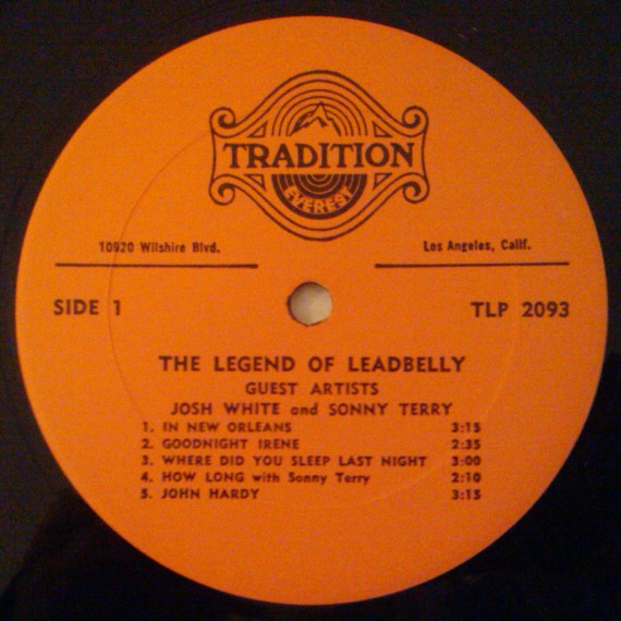 Leadbelly - The Legend Of Leadbelly | Tradition Everest (2093) - 3 Leadbelly - The Legend Of Leadbelly | Tradition Everest (2093) - 3