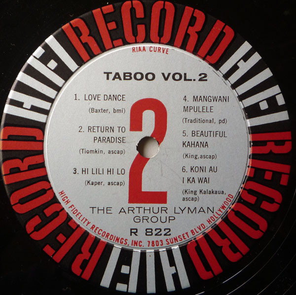 Arthur Lyman - Taboo Vol. 2 | HiFi Records (R822) - 4 Arthur Lyman - Taboo Vol. 2 | HiFi Records (R822) - 4