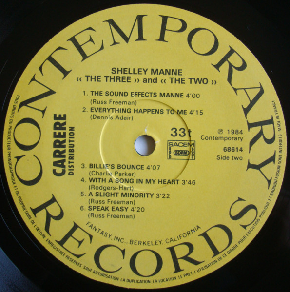 Shelly Manne - "The Three" & "The Two" | Contemporary Records (68.614) - 4 Shelly Manne - "The Three" & "The Two" | Contemporary Records (68.614) - 4