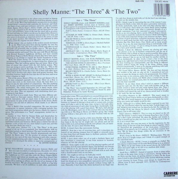 Shelly Manne - "The Three" & "The Two" | Contemporary Records (68.614) - 2 Shelly Manne - "The Three" & "The Two" | Contemporary Records (68.614) - 2