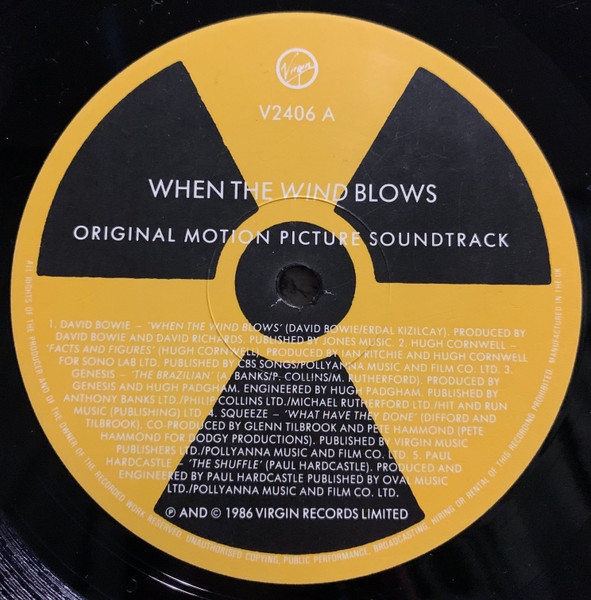 Various - When The Wind Blows (Original Motion Picture Soundtrack) | Virgin (V2406) - 3