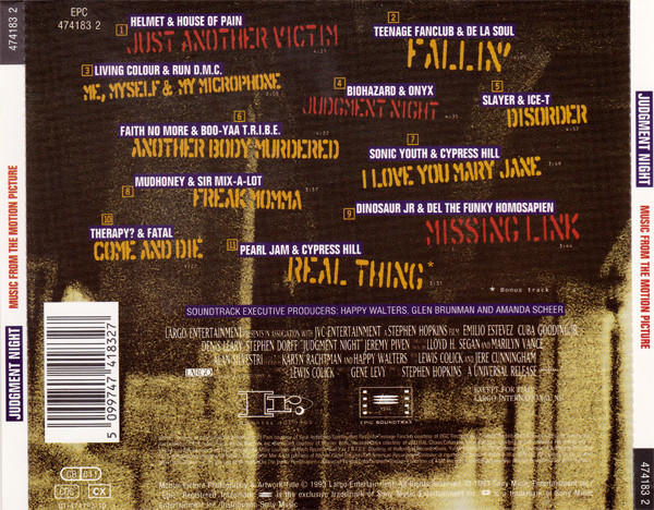 Various - Judgment Night (Music From The Motion Picture) | Epic Soundtrax (474183 2) - 2 Various - Judgment Night (Music From The Motion Picture) | Epic Soundtrax (474183 2) - 2