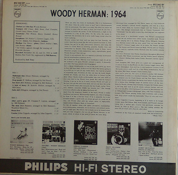 Woody Herman - Woody Herman: 1964 | Philips (852 042 BY) - 4