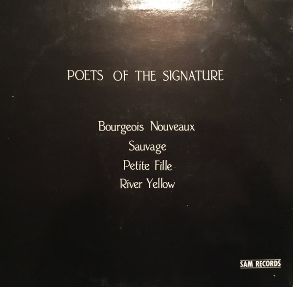 Poets Of The Signature - Poets Of The Signature | SAM Records (SAM 06) - main