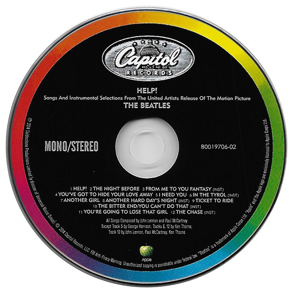 The Beatles - Help! (Original Motion Picture Soundtrack) CD | Capitol Records (B0019706-02) - 3 The Beatles - Help! (Original Motion Picture Soundtrack) CD | Capitol Records (B0019706-02) - 3