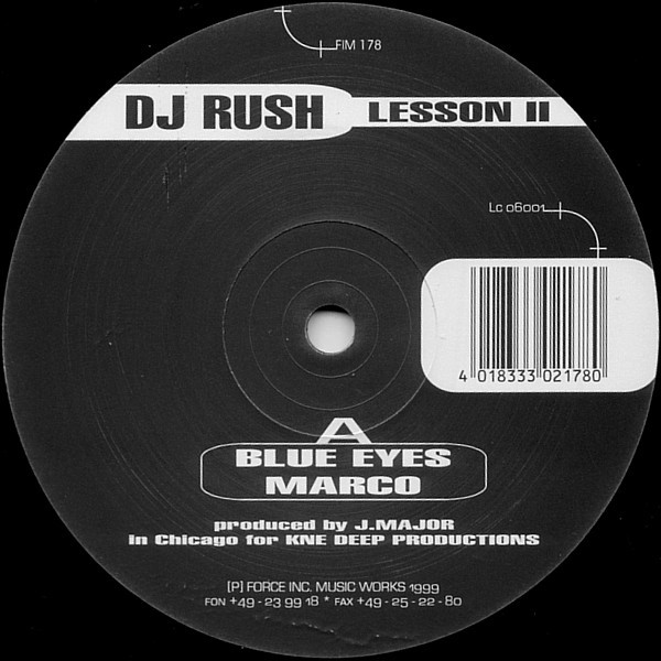 DJ Rush - Lesson II | Force Inc. Music Works (FIM 178) - main