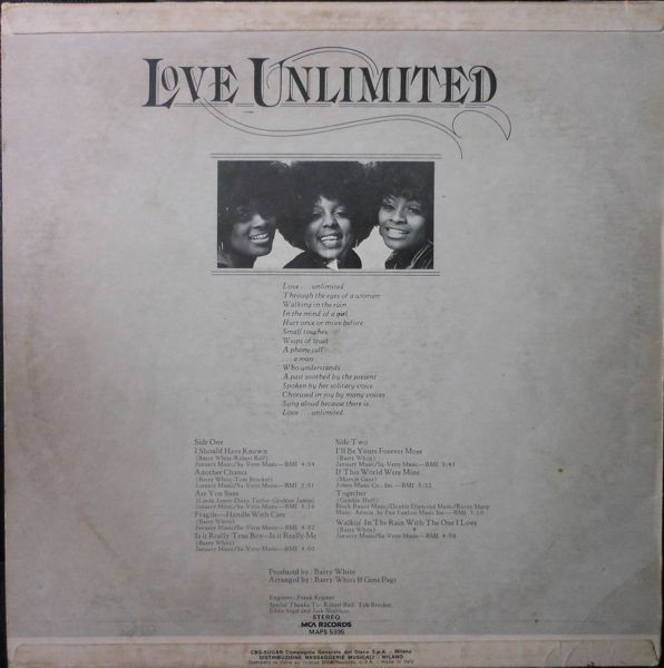 Love Unlimited - From A Girl's Point Of View We Give To You... | MCA Records (MAPS 5935) - 2 Love Unlimited - From A Girl's Point Of View We Give To You... | MCA Records (MAPS 5935) - 2