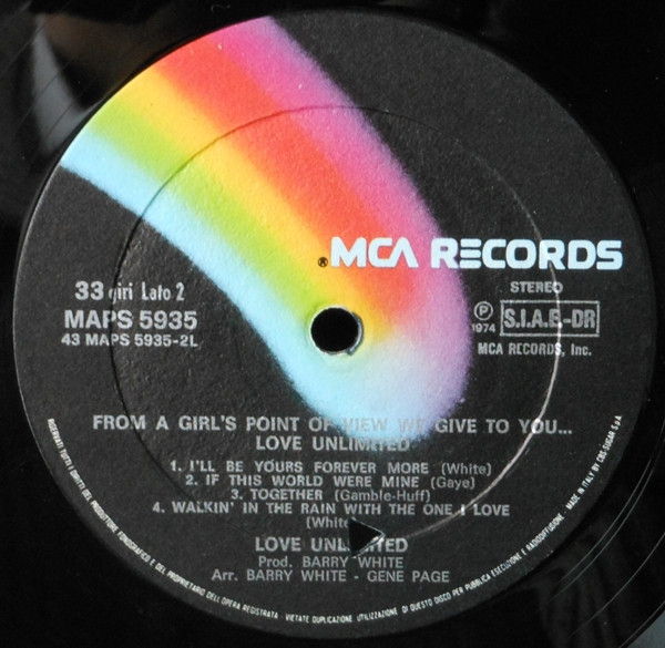 Love Unlimited - From A Girl's Point Of View We Give To You... | MCA Records (MAPS 5935) - 4 Love Unlimited - From A Girl's Point Of View We Give To You... | MCA Records (MAPS 5935) - 4