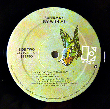 Supermax - Fly With Me | Elektra (6E-193) - 4
