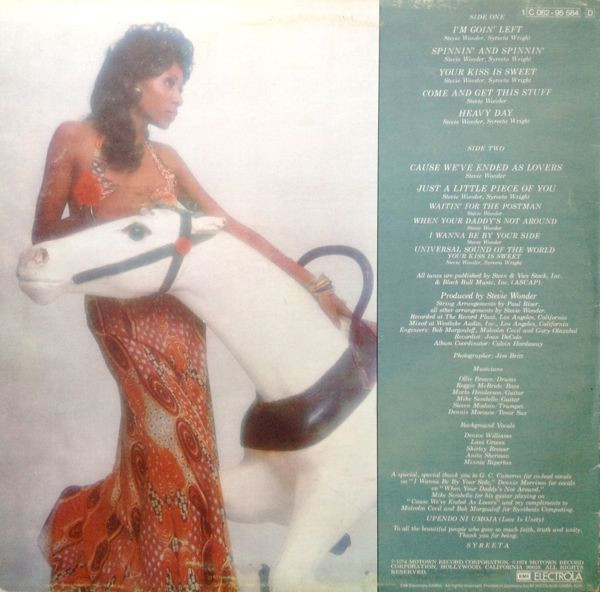 Stevie Wonder Presents Syreeta - Syreeta | Tamla Motown (1C 062-95 584) - 2 Stevie Wonder Presents Syreeta - Syreeta | Tamla Motown (1C 062-95 584) - 2
